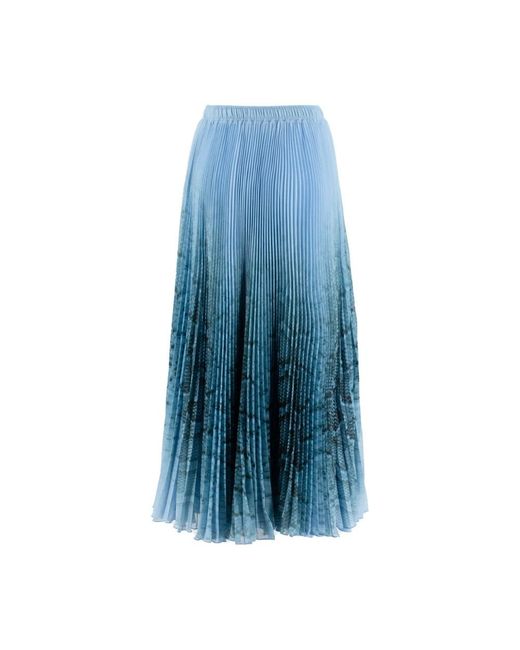 Ermanno Scervino Blue Midi Skirts