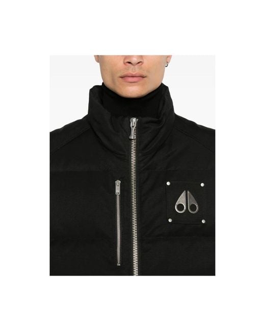 Moose Knuckles Vests in het Black voor heren