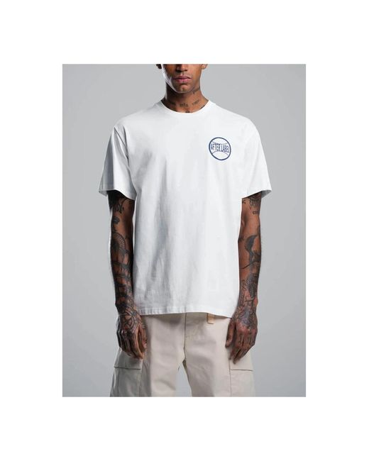 AFTER LABEL White T-Shirts for men