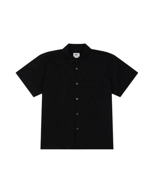 Obey Black Short Sleeve Shirts for men