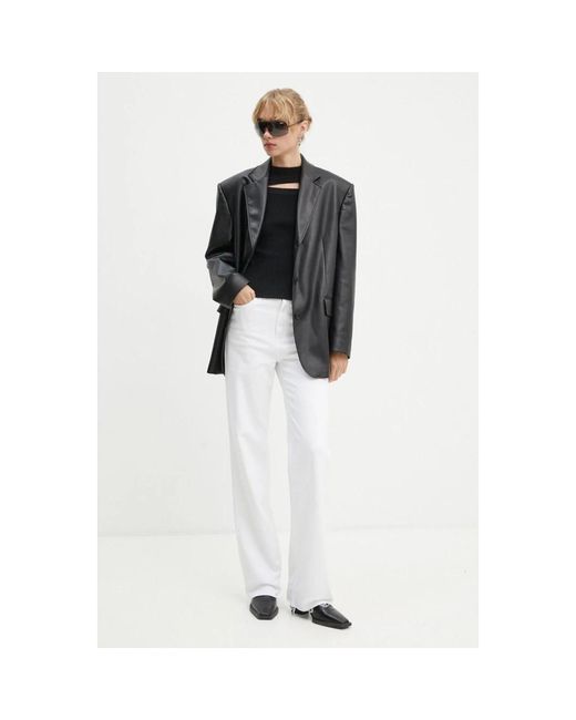 Round-Neck Knitwear MSGM de color Black