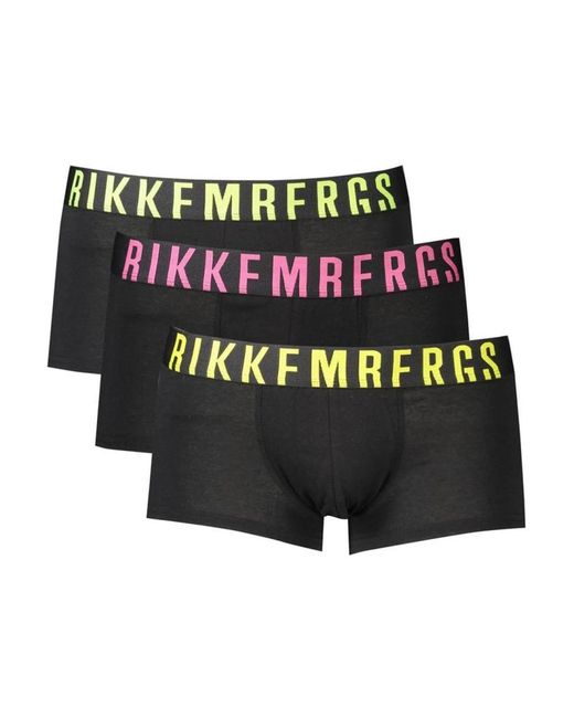 Bikkembergs Ondergoed ,Zwart ,Katoen Comfortabele Katoenen Ondergoed Voor Mannen in het Black voor heren