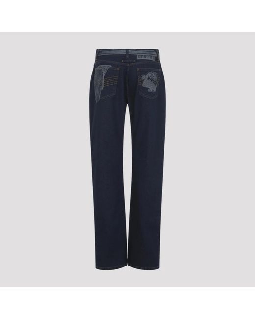 Jean Paul Gaultier Blue Straight Jeans
