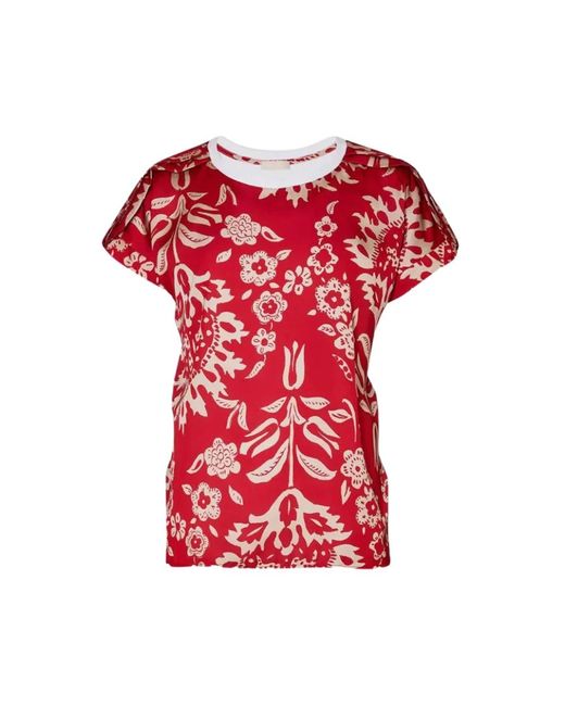 T-shirt casual per donne di Liu Jo in Red