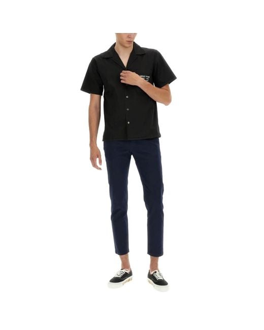 Department 5 Black Short Sleeve Shirts for men
