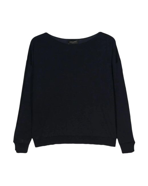 Roberto Collina Black Sweatshirts