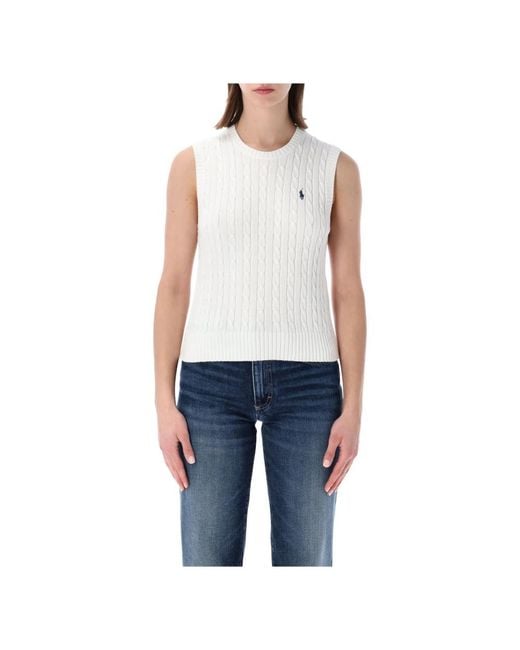 Polo Ralph Lauren Blue Round-Neck Knitwear