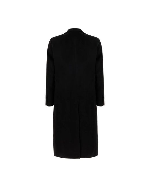 Dolce & Gabbana Black Double-Breasted Coats for men