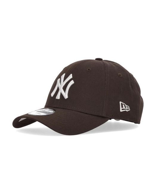 KTZ Accessoires ,Bruin ,Katoen Mlb League Essentieel Gebogen Hoed Bruin/Wit in het Brown