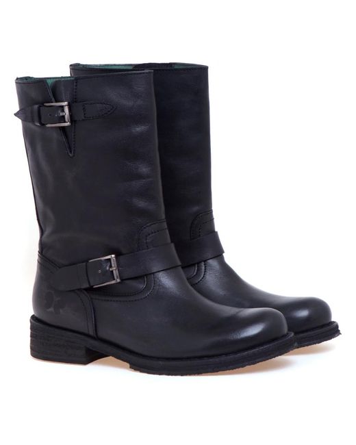 Felmini Blue Cooper Biker Boot