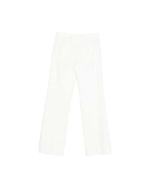 Straight Jeans Closed de color White