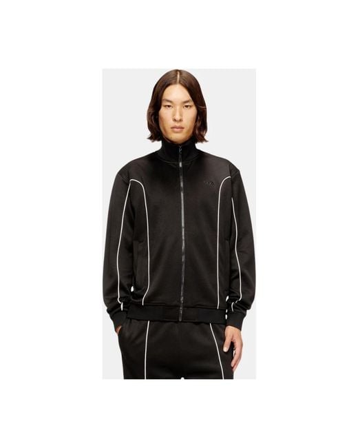 DIESEL Black Light Jackets for men