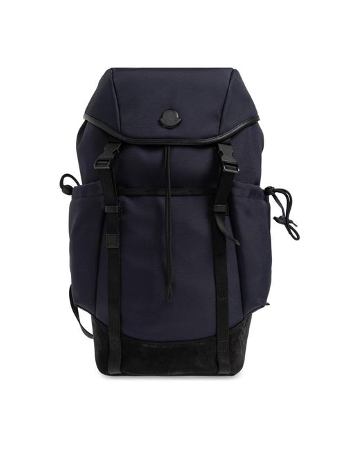 Moncler Logo Backpack in het Blue voor heren