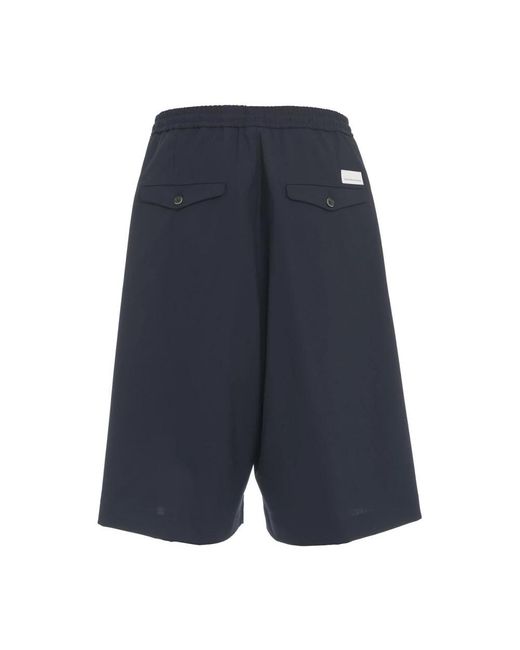Nine:inthe:morning Blue Long Shorts for men