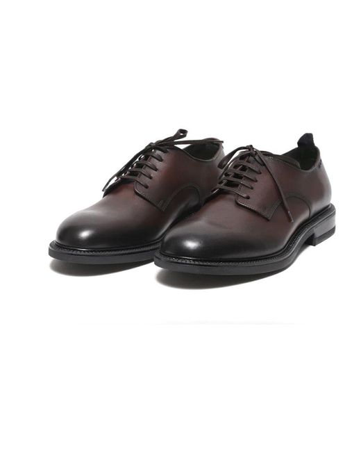 Alexander Hotto Brown Laced Shoes for men