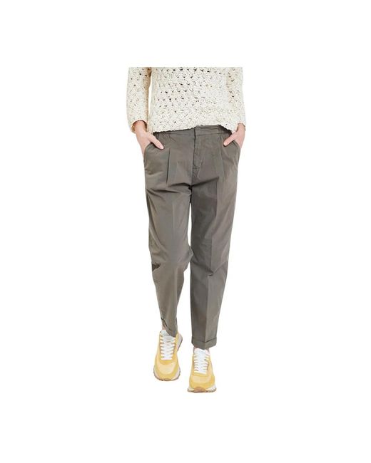 Alpha Studio Geplooide Broek in het Gray