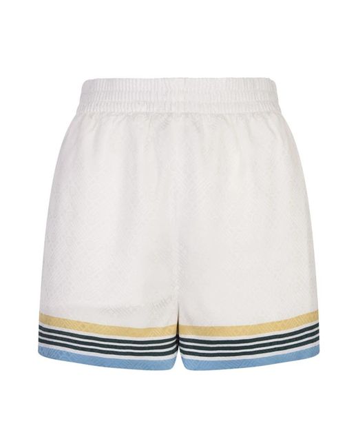Casablancabrand White Short Shorts