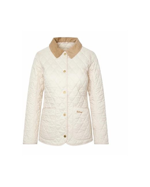 Barbour Annandale Quilted Jacket in het White