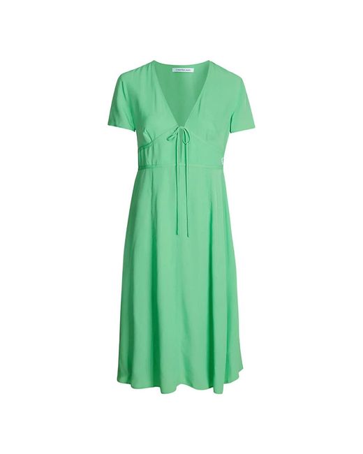 Calvin Klein Green Midi Dresses