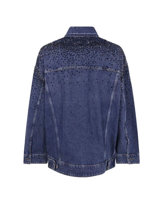 7 For All Mankind Blue Leichte denim jacke 7 for all kind