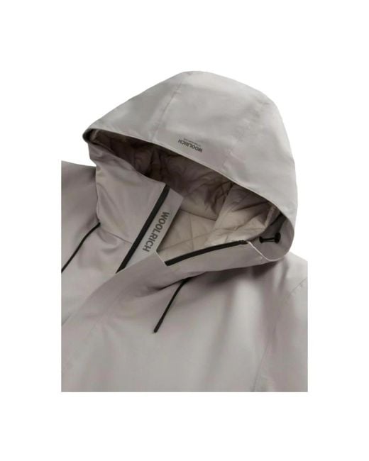 Woolrich Gray Winter Jackets for men