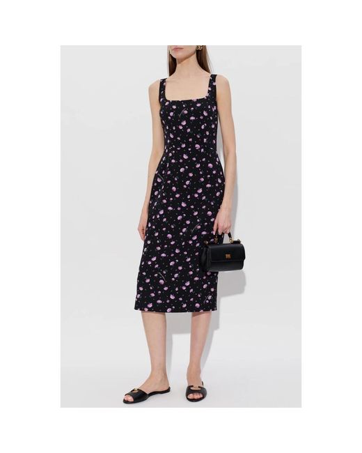Dolce & Gabbana Black Midi Dresses