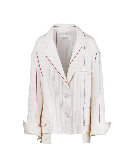 Phisique Du Role White Blazers