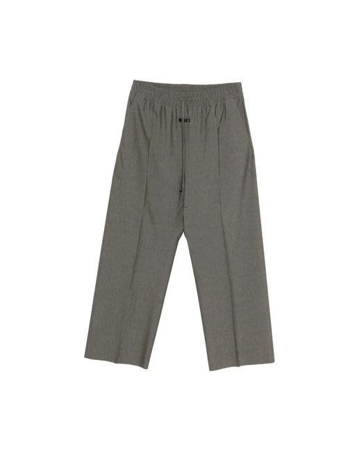 Fear Of God Gray Wide Trousers for men