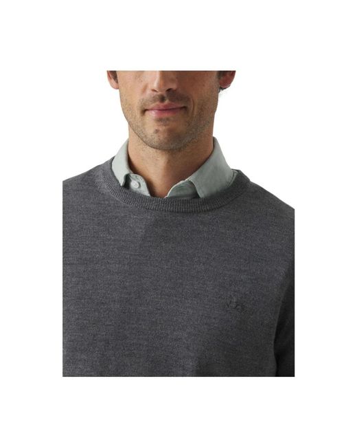 Scotta Gray Round-Neck Knitwear for men