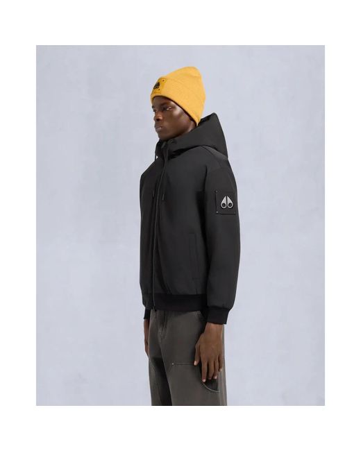 Zip-Throughs Moose Knuckles de hombre de color Black