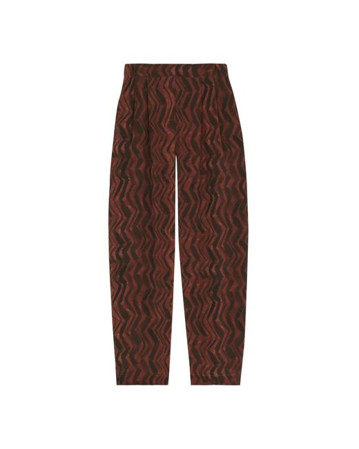 Cortana Brown Tapered Trousers