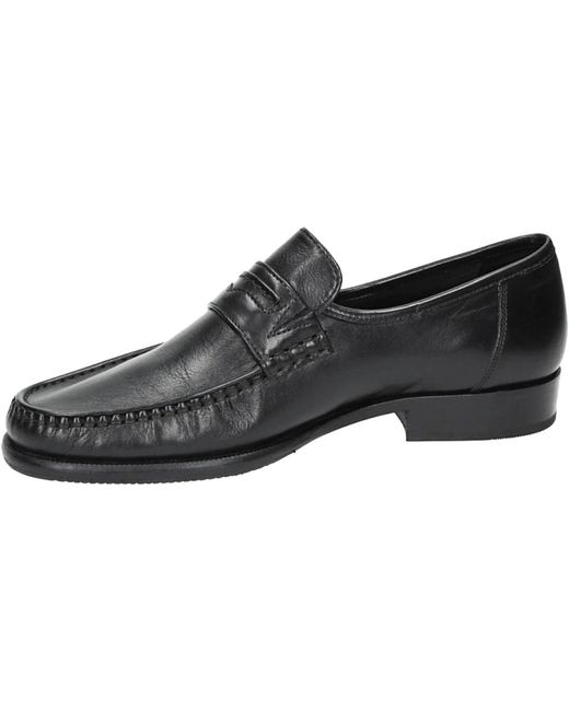 Sioux Schoenen ,Zwart ,Leer Zwarte Instappers Ched-H in het Black voor heren