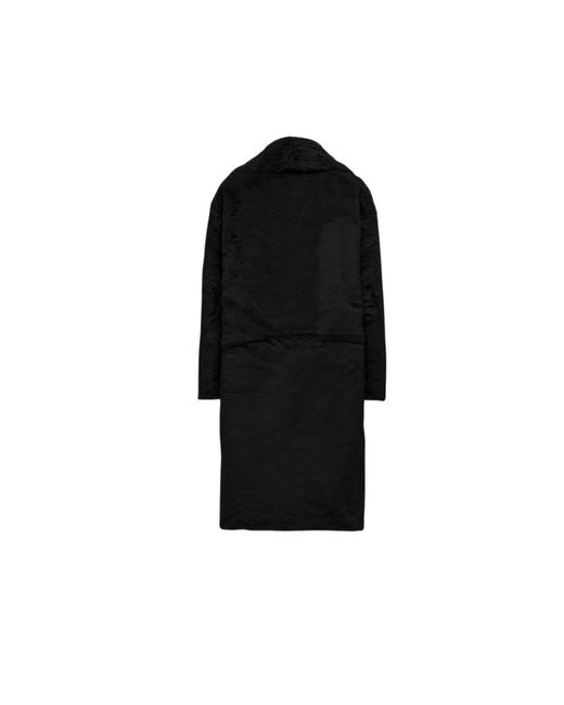 ONLY Jassen ,Zwart ,Polyester Faux Fur Vida Jas Zwart in het Black
