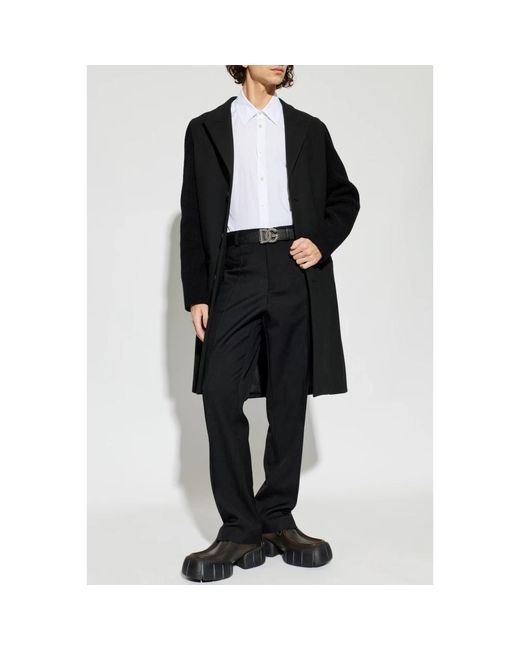 DIESEL Black Single-Breasted Coats for men