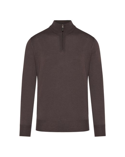Canali Brown Turtlenecks for men