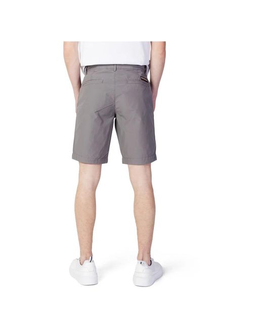 Napapijri Gray Casual Shorts for men
