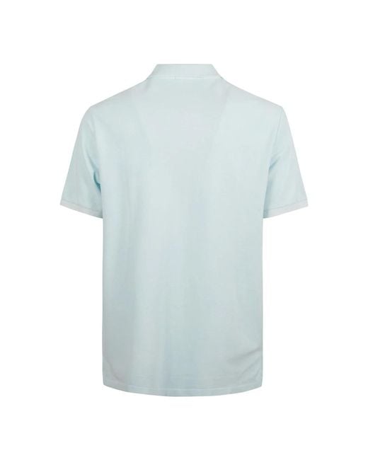 Ralph Lauren Blaues polo t-shirt baumwolle gewebe in Blue für Herren