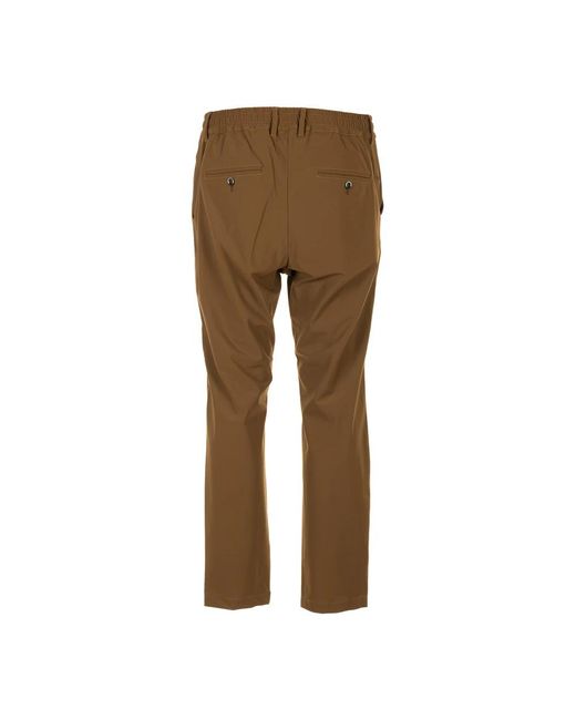 Cruna Brown Slim-Fit Trousers for men
