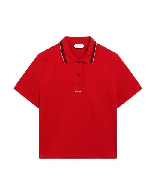Versace Red Polo Shirts