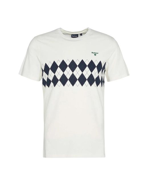 T-Shirts di Barbour in White da Uomo