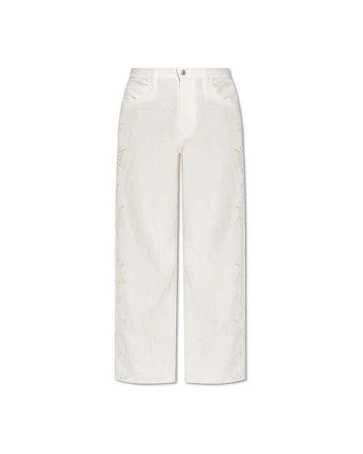 Straight Trousers di Zadig & Voltaire in White