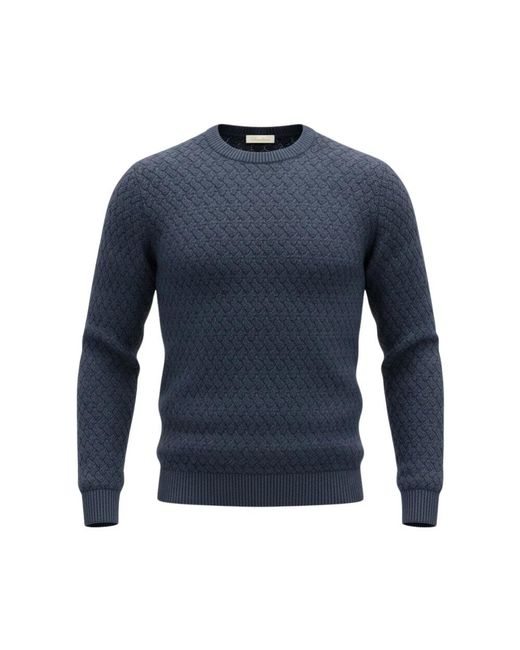 Stenstroms Blue Round-Neck Knitwear for men