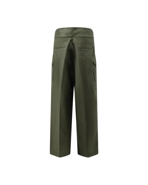 Frankie Shop Green Wide Trousers