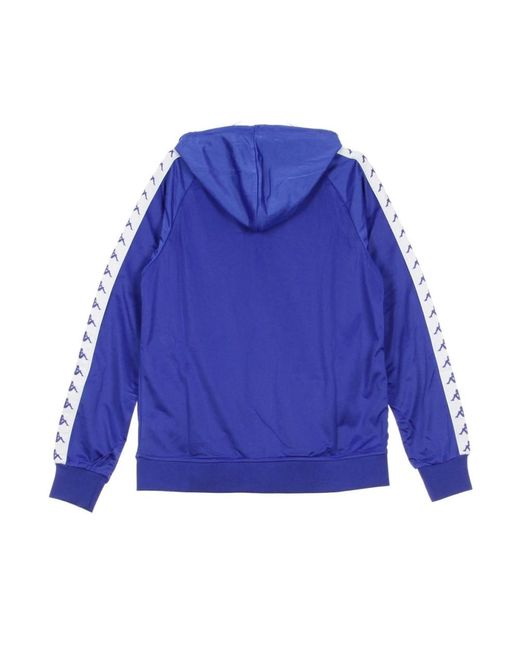 Kappa Hoodies & Sweatvesten ,Blauw ,Polyester Hooded Trainingsjack in het Blue voor heren