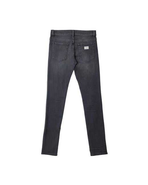 Dolce & Gabbana Blue Skinny Jeans for men