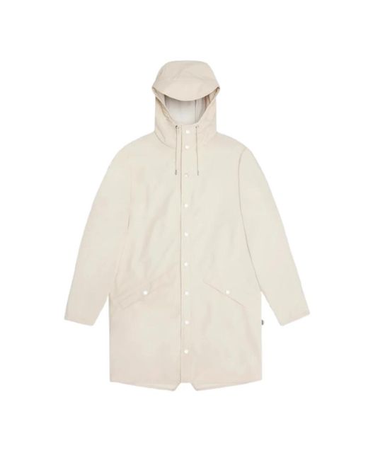 Rains White Rain Jackets for men