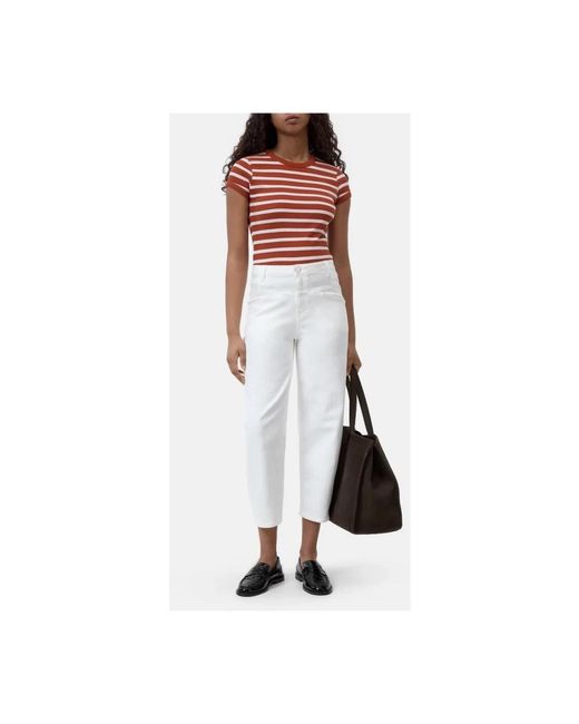 Cropped Jeans Closed de color White