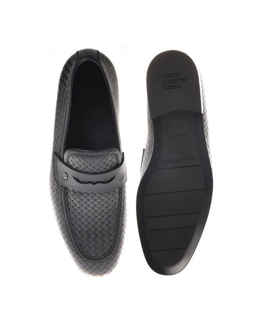 Baldinini Black Loafers for men