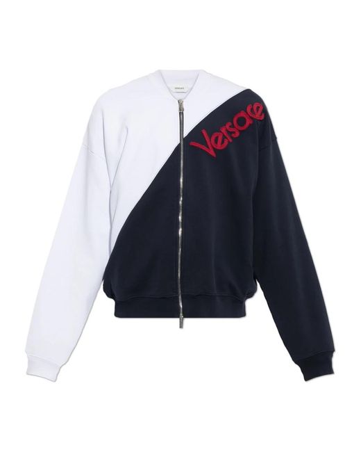 Zip-Throughs Versace pour homme en coloris Blue