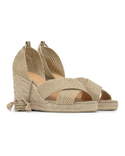 Castaner Metallic Wedges